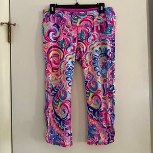 Lilly Pulitzer, size L, cropped luxletic leggings